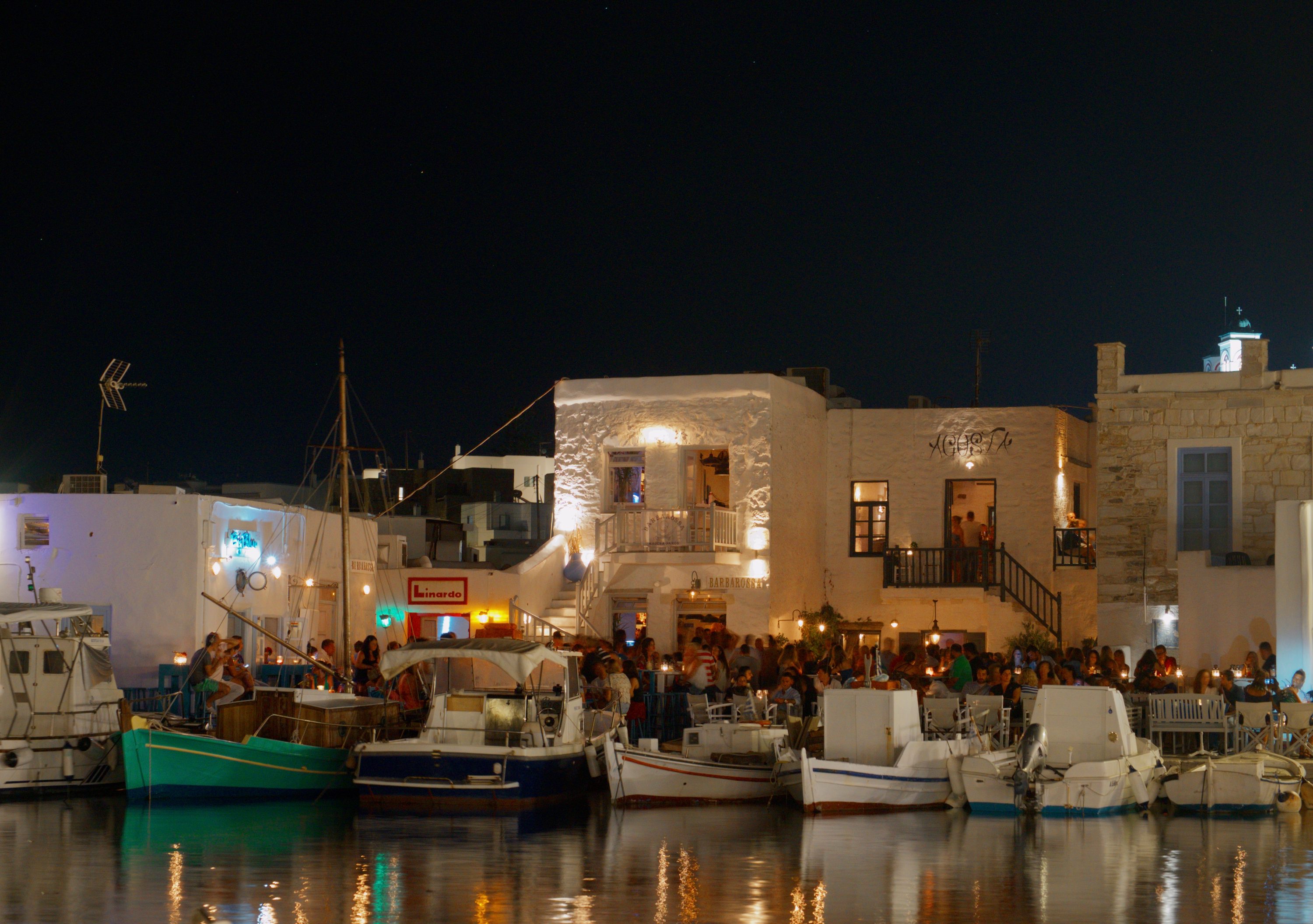 Paros at night. — Greece