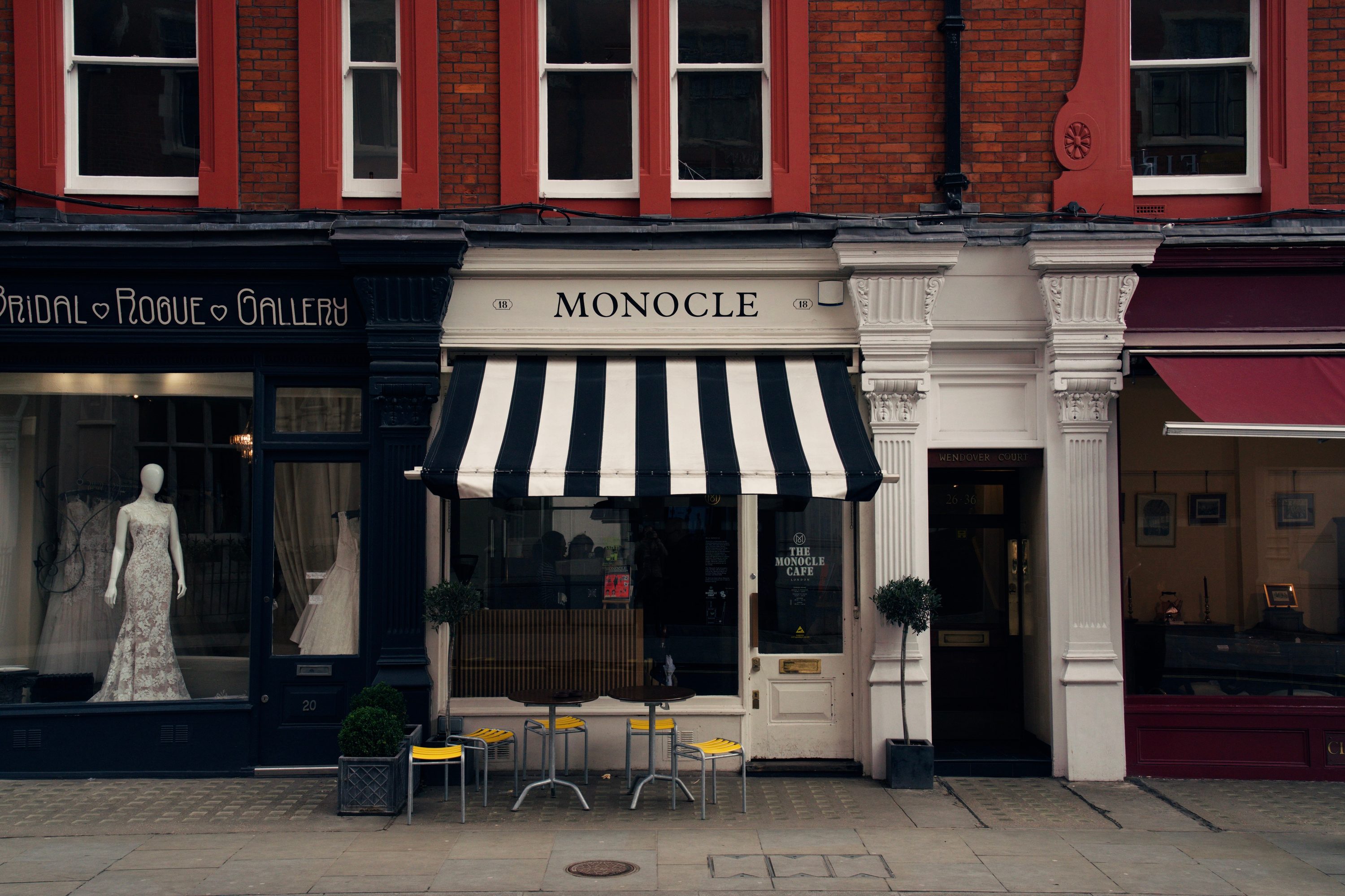 The Monocle Café — London, England